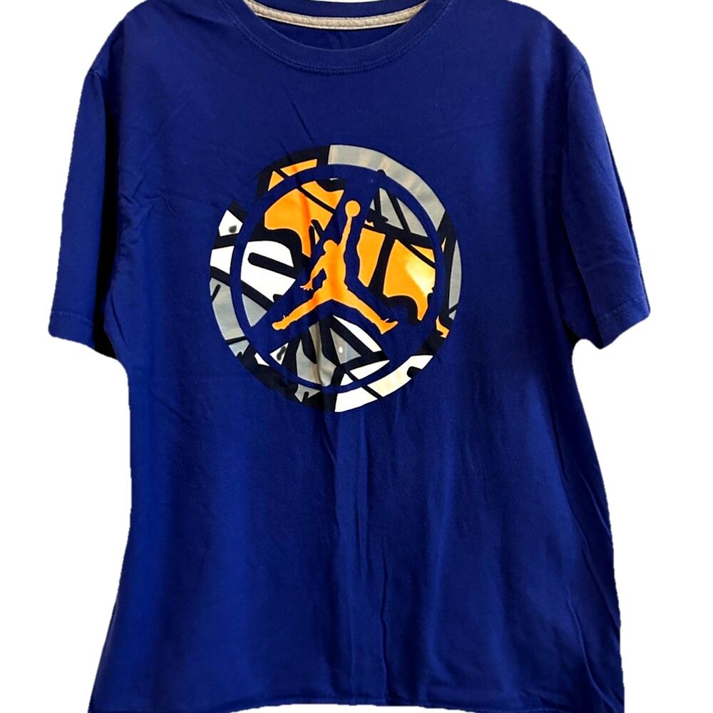 Air Jordan T-Shirt Men’s L Purple Michael Jordan Jumpman NIKE Graphic Basketball